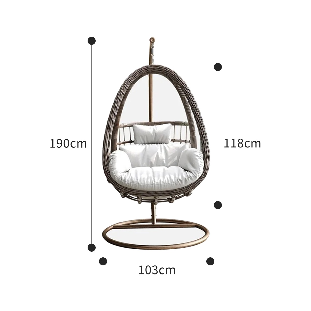 1人用] VeroMan 穏やかな包み込む温もり 手作り感あふれる籐編み