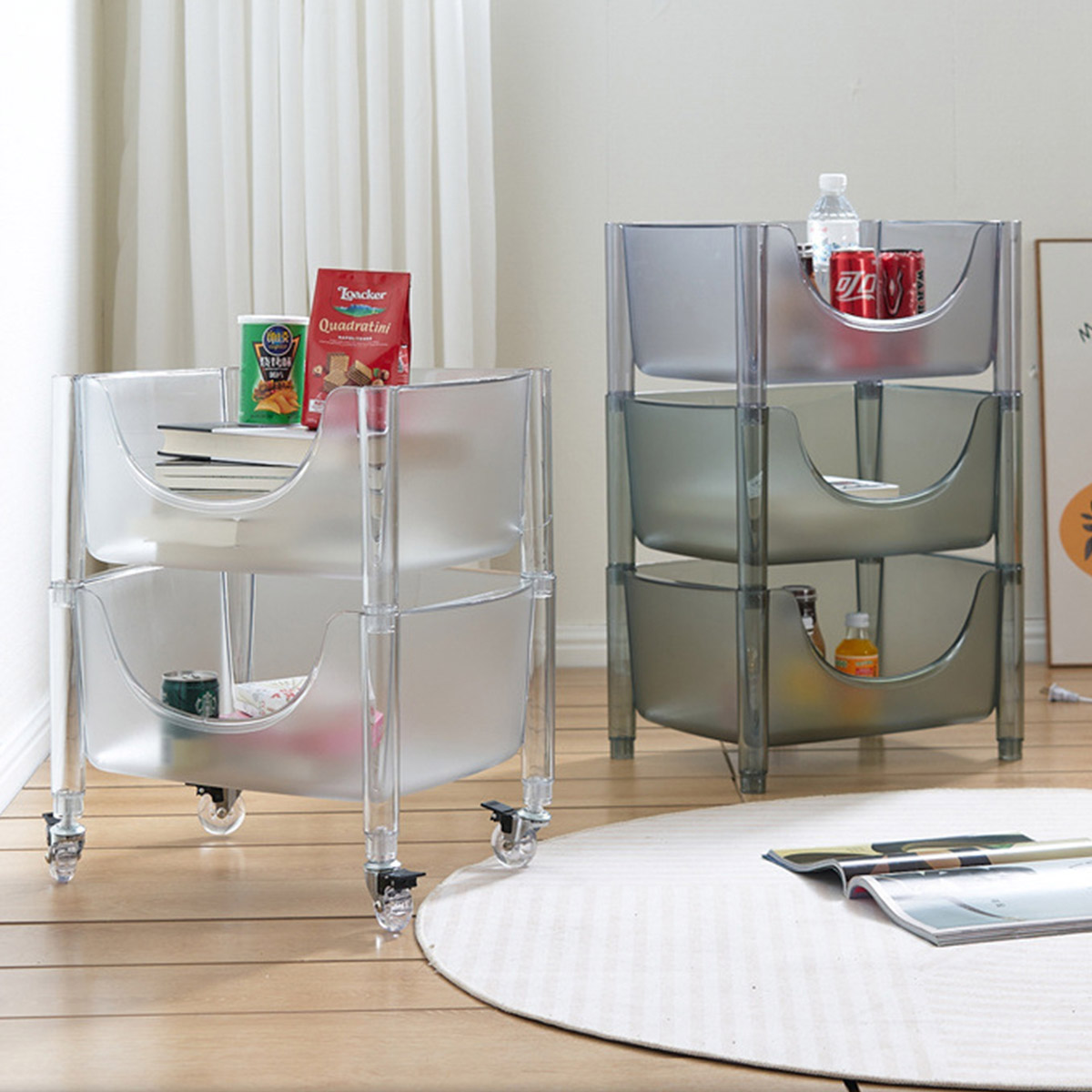 PRADA アクリル 2段収納ラック PRADA アクリル 2段収納ラック PRADA アクリル 2段収納ラック PRADA