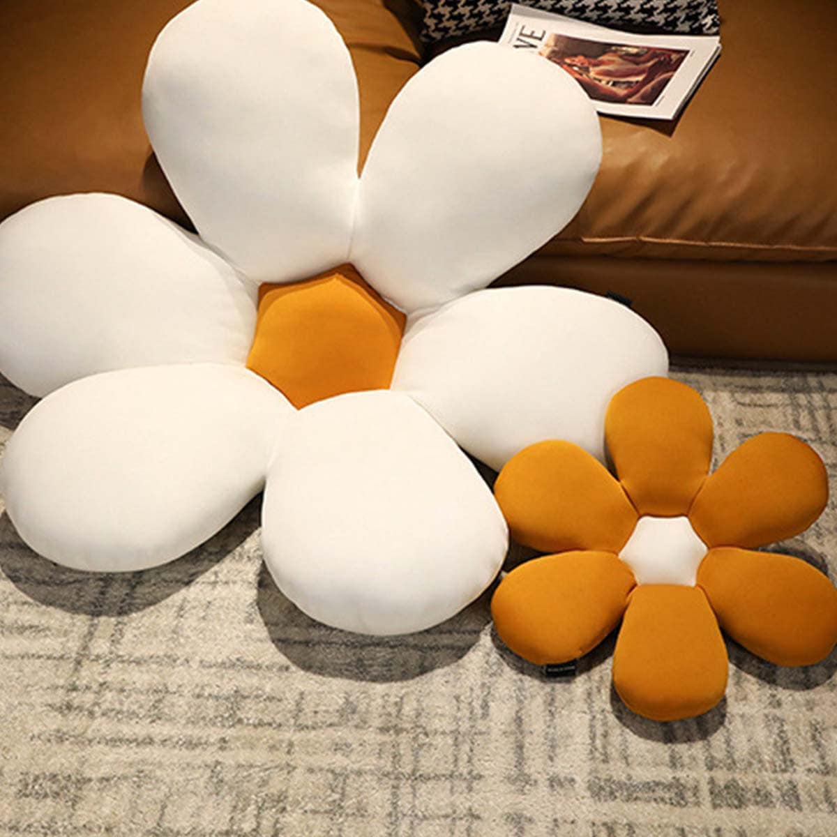 60cm] VeroMan 花 フラワー クッション 抱き枕 ふわふわ ふんわり