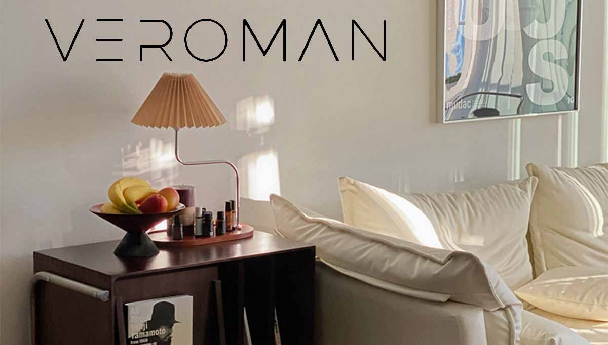 VeroMan テーブルランプ プリーツシェード 小物置きベース 卓上ランプ