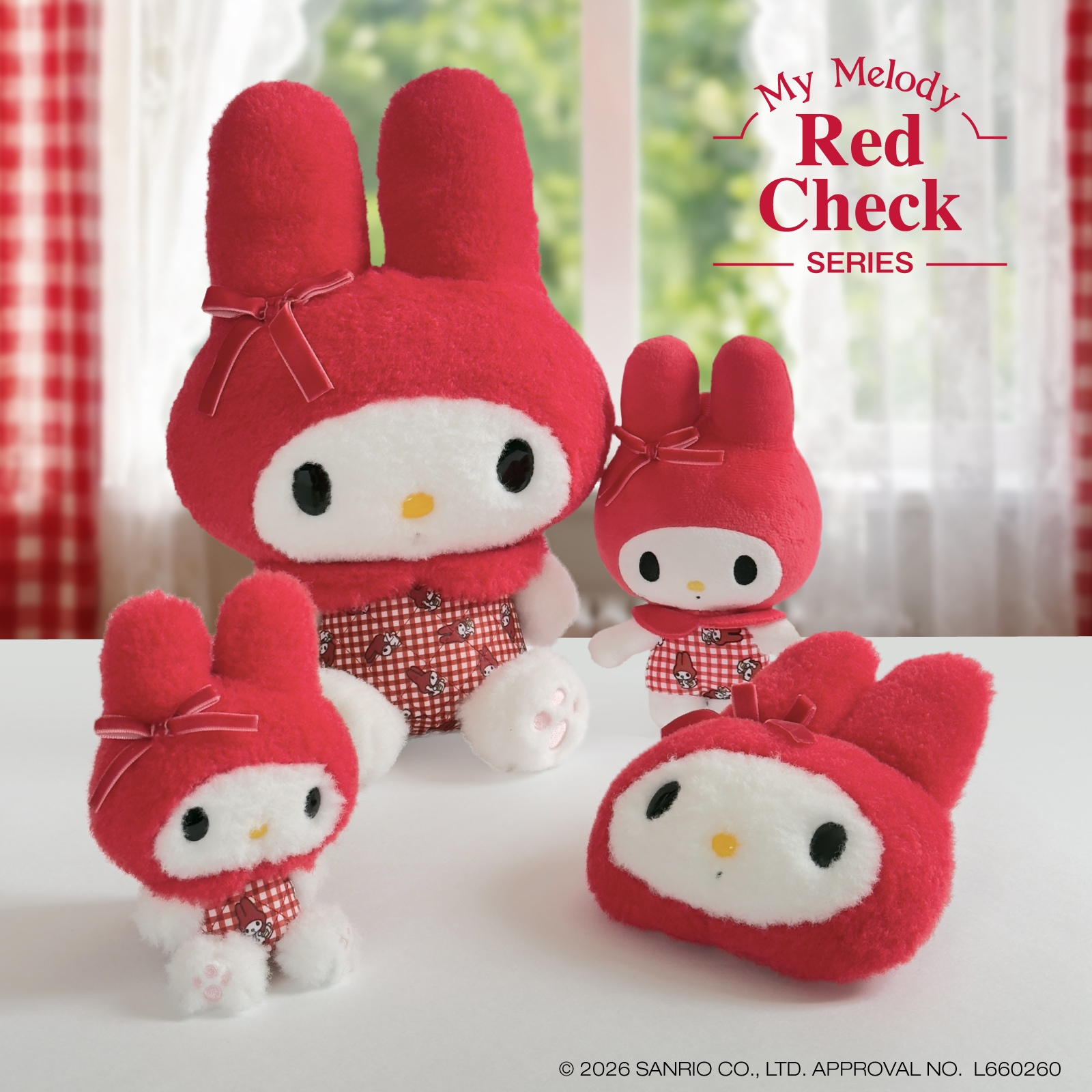 マイメロディ赤チェック