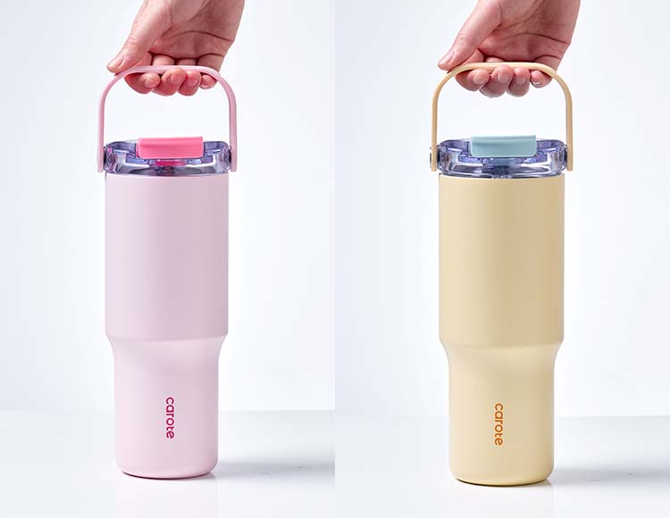 公式販売店】CAROTE(カローテ) Catch Handle タンブラー ストロー付き
