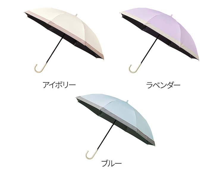 長傘風にもコンパクトにも]サンブロックラボ 遮夏傘 2段 2way 晴雨兼用