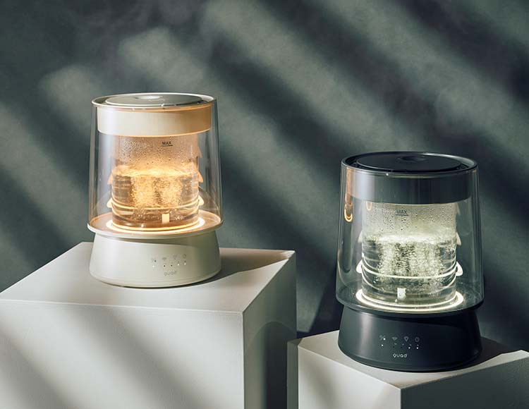 ガラス スチーム加湿器 GLASS GLASS(グラス) ハイパワー ガラススチーム 加湿器 和室10畳 洋室17畳