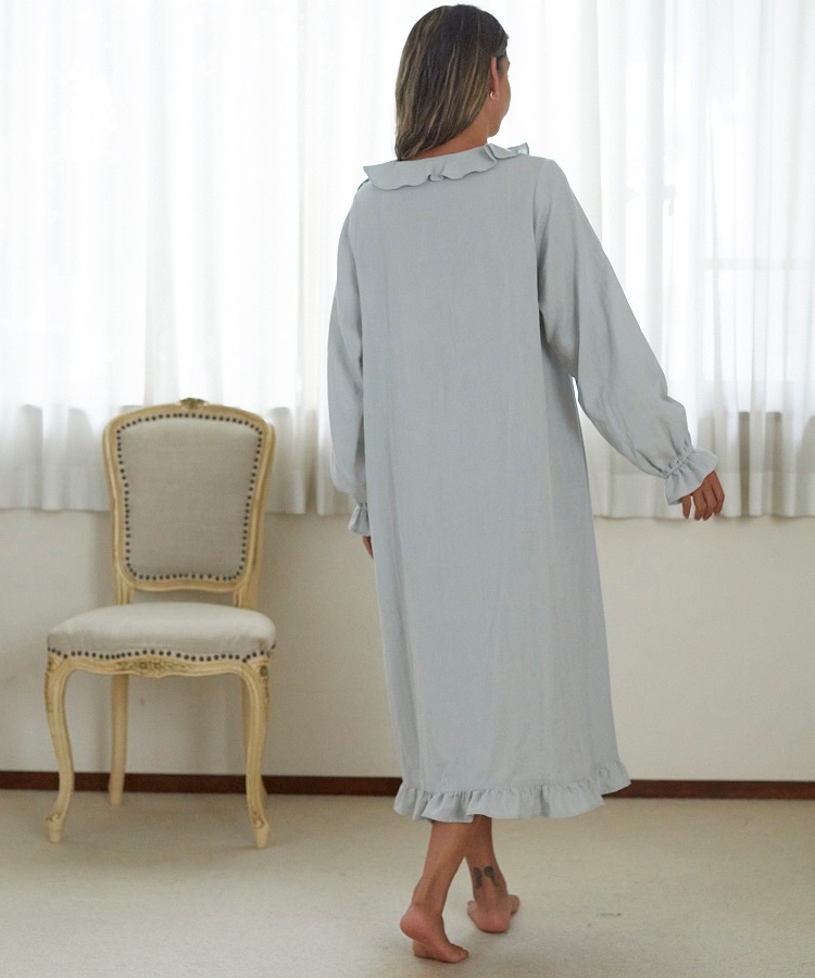 リリーガーゼ刺繍ドレス ナイトウェア 美しく眠る Nanadecor 公式オンラインショップ