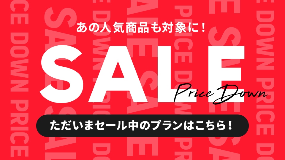 セール中のプラン