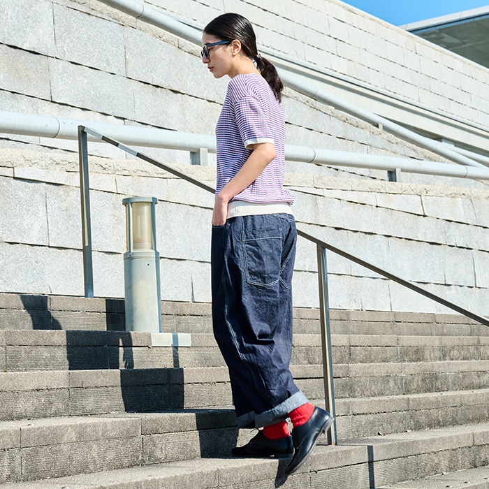 予約】NARU(ナル) 8ozムラデニム ノッポパンツ 641800BE | 定番素材