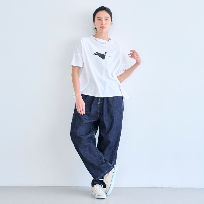 予約】NARU(ナル) 8ozムラデニム ノッポパンツ 641800BE | all_items