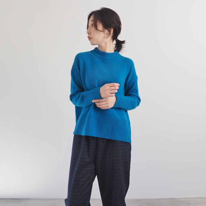 naptime ニットプルオーバー　ネイビー　Mサイズ NARU(ナル) タスマニアラムコモドニット 650600 | all_items | NARU