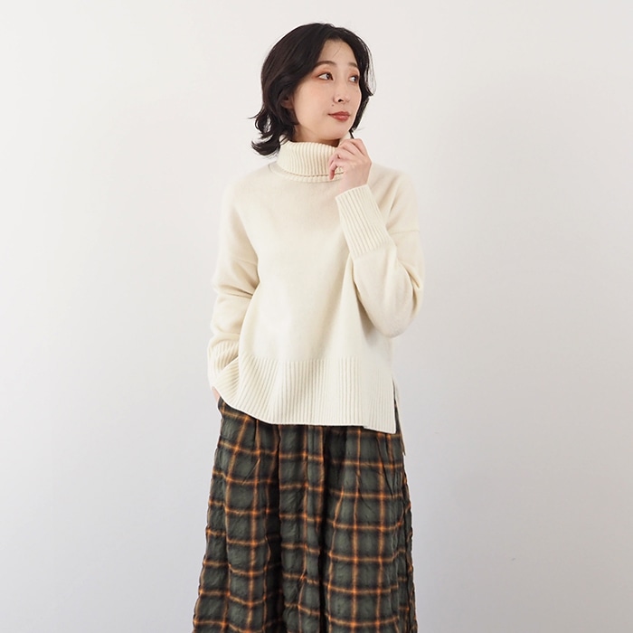NARU(ナル) タスマニアラムコモドニットタートル 650601 | TOPS,ニット