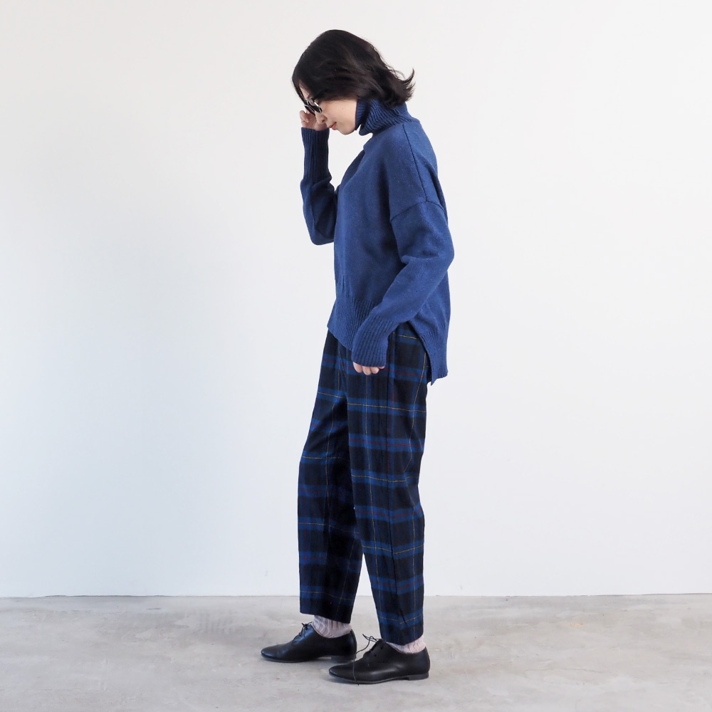 NARU(ナル) Nishiwakiフランネルチェック コージーパンツ 6508381