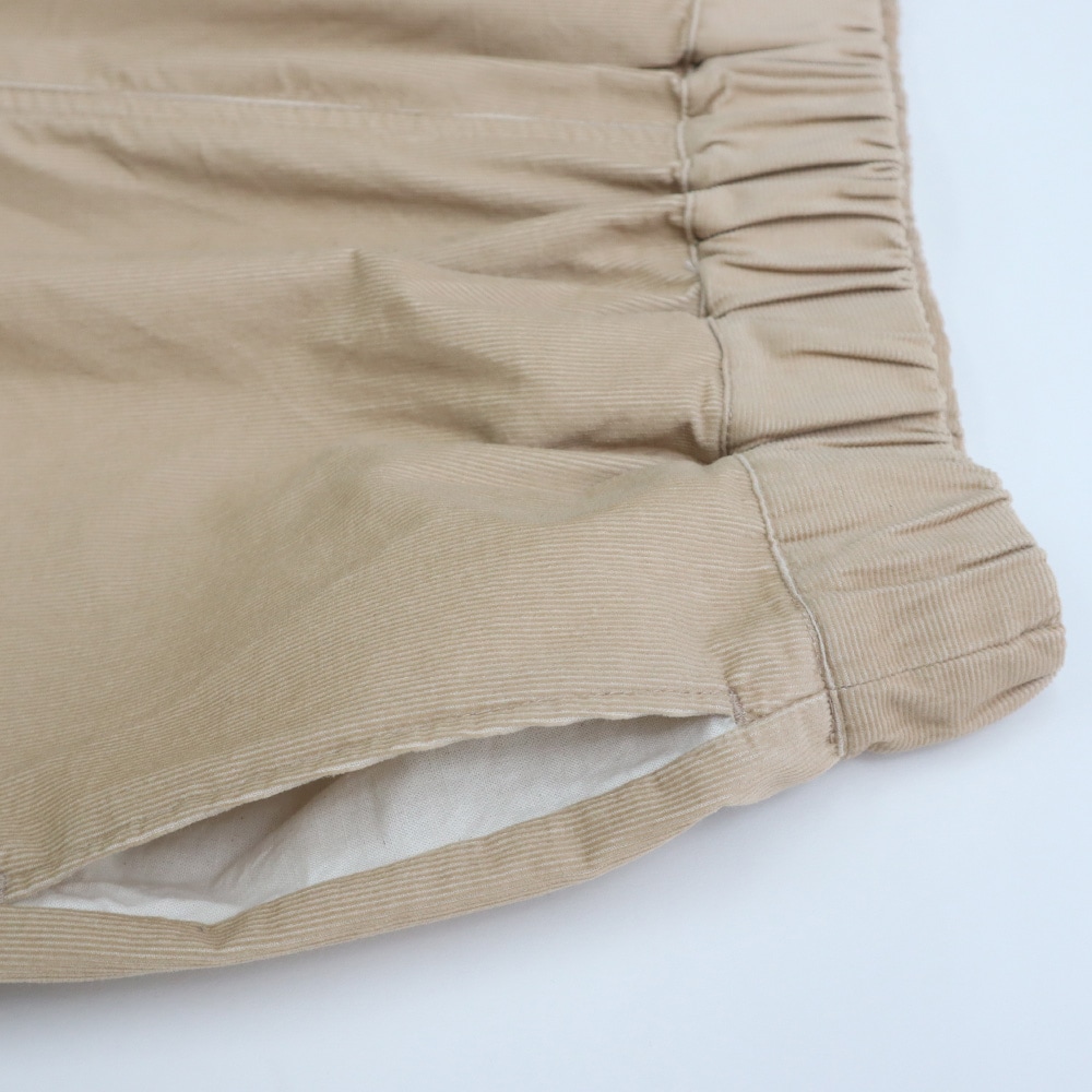 シャツコールコージーパンツ　パンツの正面ディティール