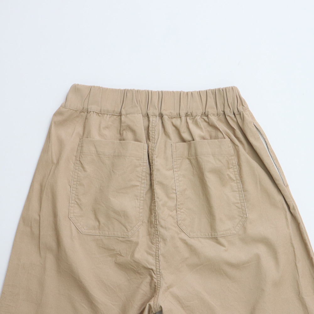 シャツコールコージーパンツ　パンツの正面ディティール