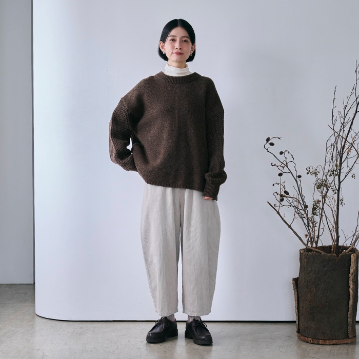 NARU(ナル) 8Wコーデュロイエッグパンツ 650875BF | BOTTOMS,パンツ