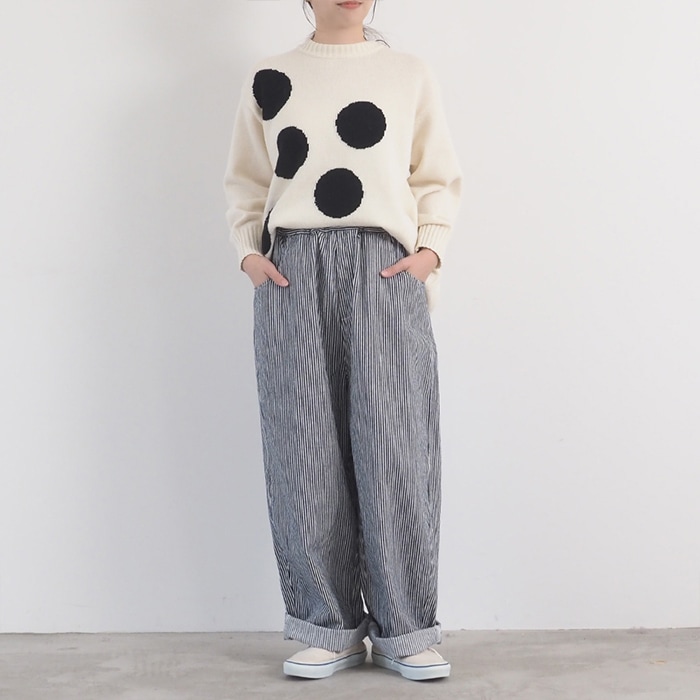 NARU　ナル　ヒッコリーノッポパンツ　新品 NARU(ナル) 先染めヒッコリーノッポパンツ 654810BF | 2026春夏 新作