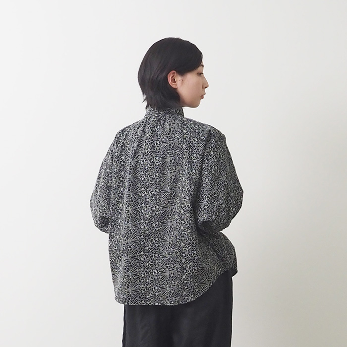 NARU(ナル) 60sローン花柄刺繍ターキーシャツ 654937 | all_items