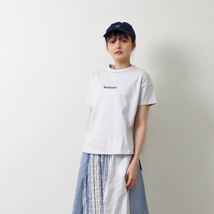 NARU(ナル) 40/2天竺 SeashoresプリントT 655006 | all_items | NARU