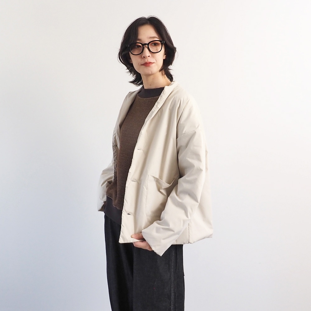 NARU(ナル) キーネックパデットジャケット 656101BE | トップス