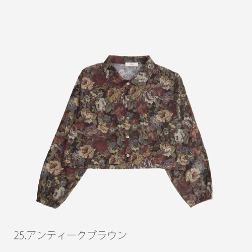 NARU(ナル) 30ビエラゴブランロココ柄 シャツ 656813 | all_items