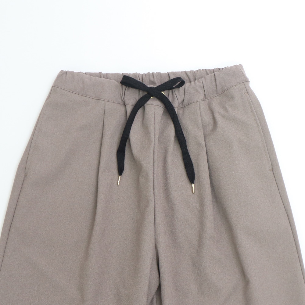 LANATEC-ECOツイルストレッチ イージーパンツ パンツの正面ディティール