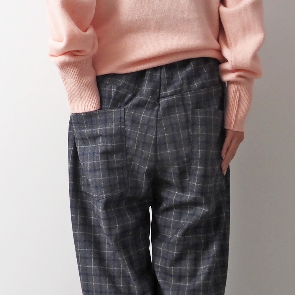 未使用　AT DIRTY　オンブレチェック　ウールパンツ　アメカジ　日本製　L 未使用 AT DIRTY オンブレチェック ウールパンツ アメカジ 日本製 L