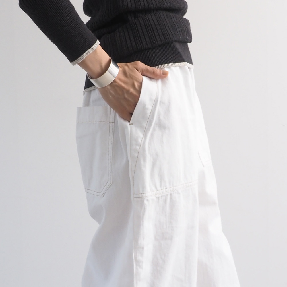 予約】NARU(ナル) 8ozムラデニム クラフトパンツ 662805BF | all_items