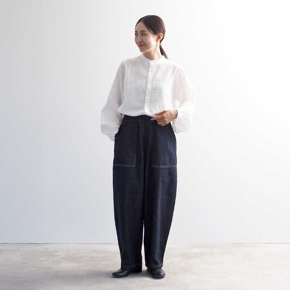 予約】NARU(ナル) 8ozムラデニム クラフトパンツ 662805BF | all_items