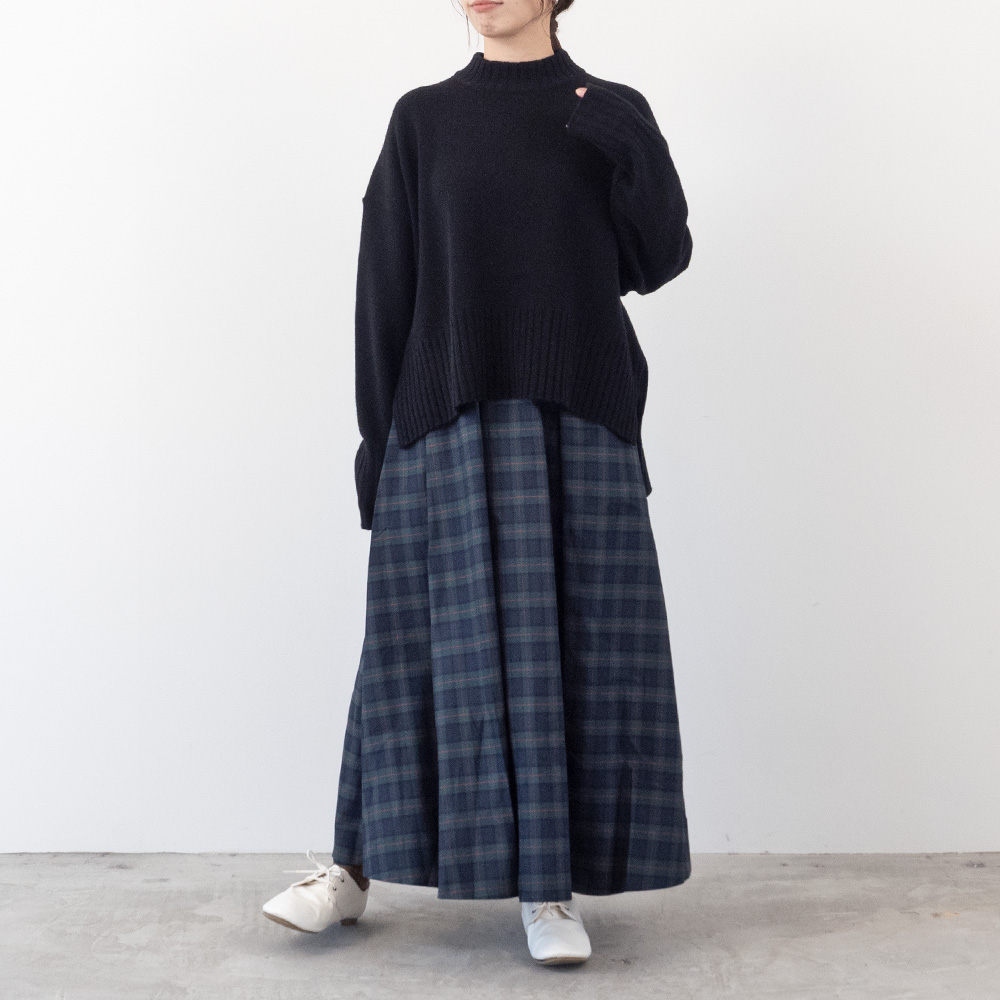 ★ワイナルドゥム 洗える】CANCLINI クロップド テントライン シャツ