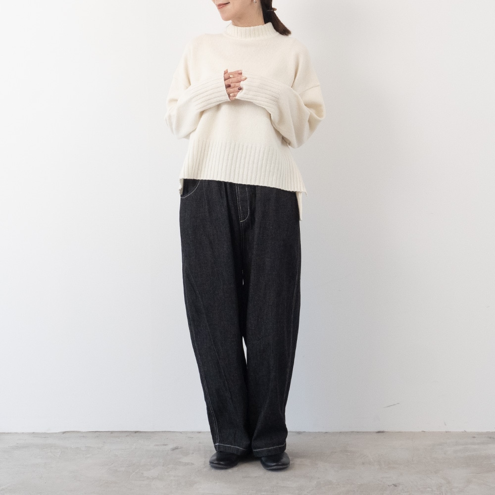 予約】【aiさんコラボ】 NARU(ナル)タスマニアラム ワイドニット