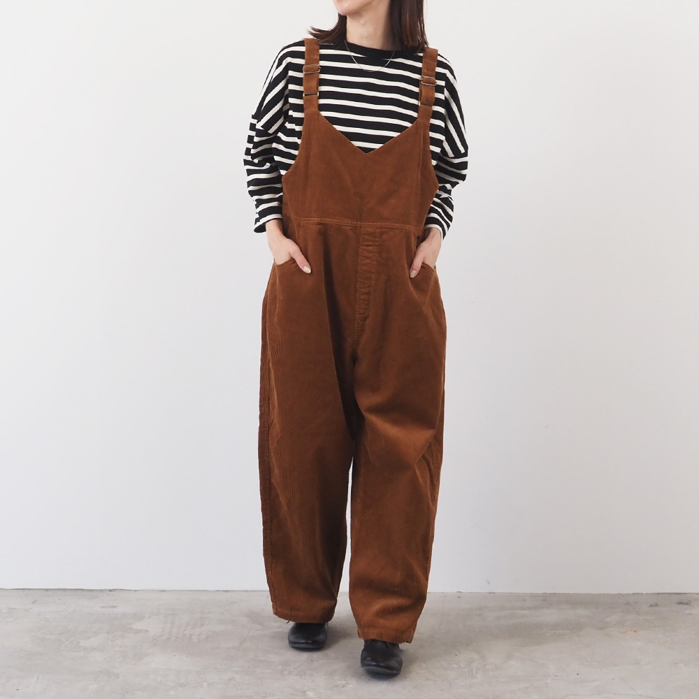 WEB限定！NARU(ナル) コーデュロイ サロペット 6W8C01 | all_items