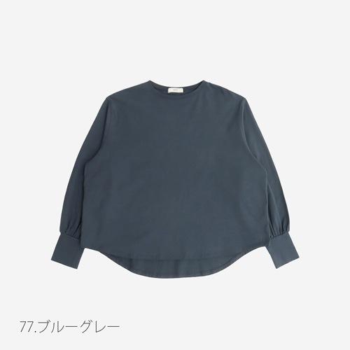 WEB限定】NARU(ナル) クラシック天竺ラウンドプルオーバー 6WEB4C01BF