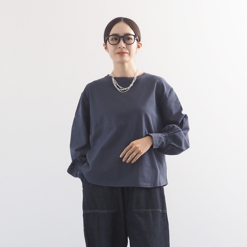 WEB限定】NARU(ナル) クラシック天竺ラウンドプルオーバー 6WEB4C01BF