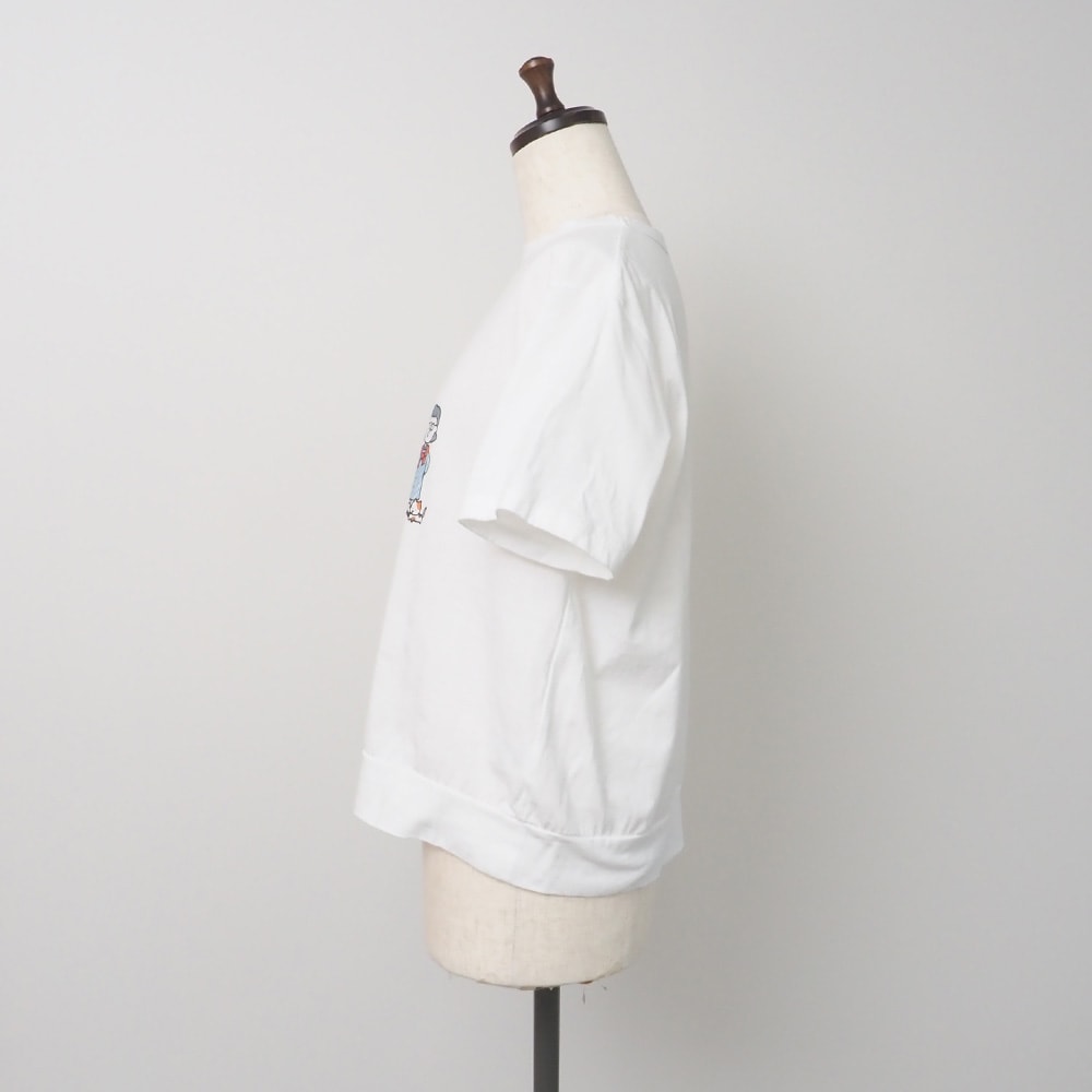 momoさんコラボプリントTシャツ 　Tシャツの正面ディティール