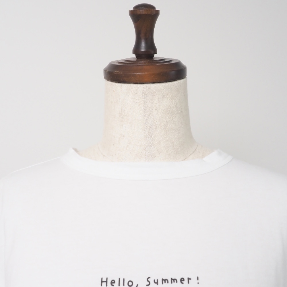 momoさんコラボプリントTシャツ 　Tシャツの正面ディティール