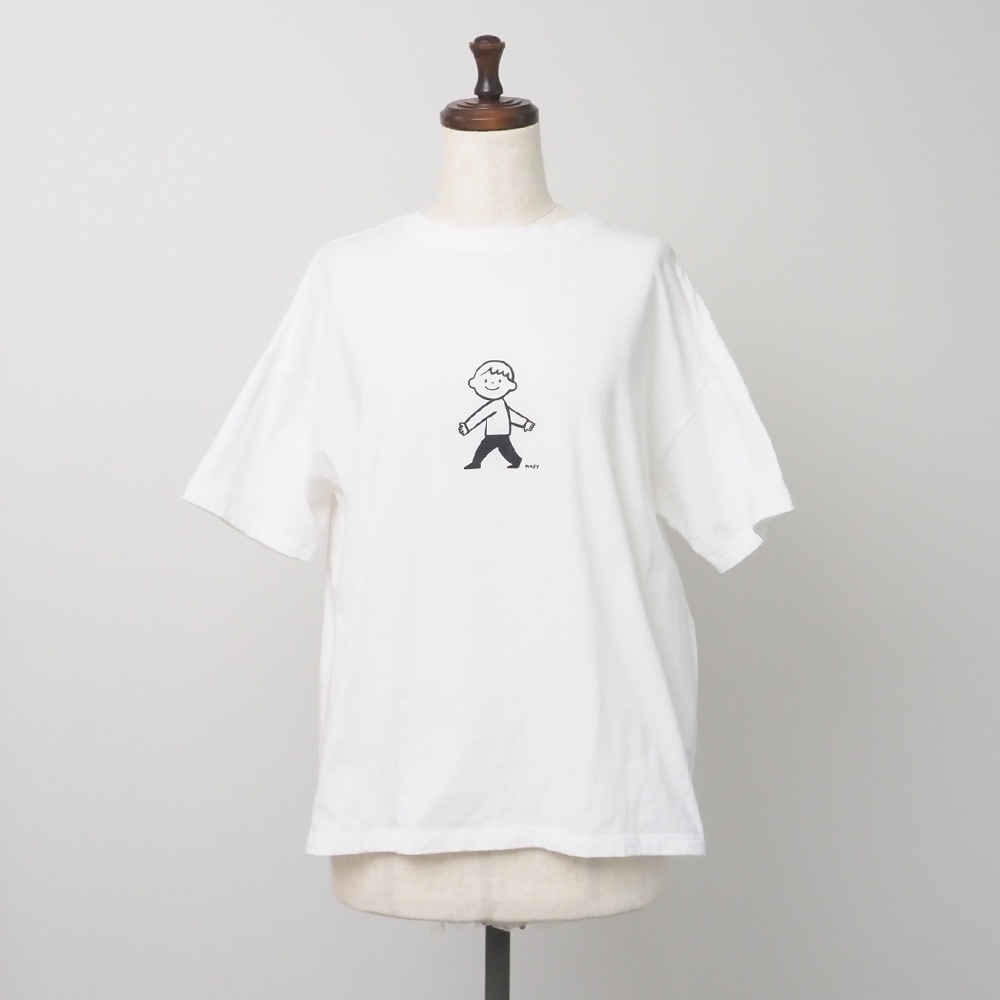 むぴーさんコラボ プリントTシャツ　Tシャツの正面ディティール