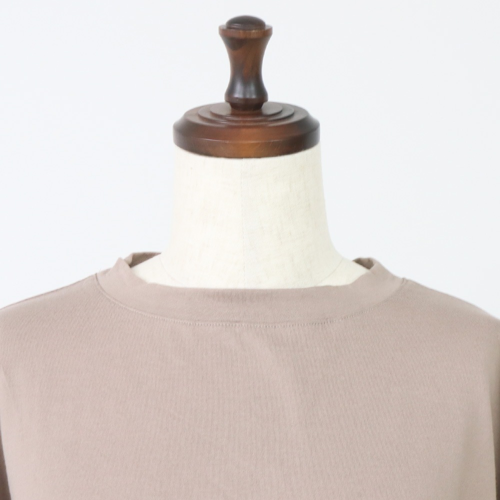 40/2天竺 コンパクトスリットT　Tシャツの正面ディティール