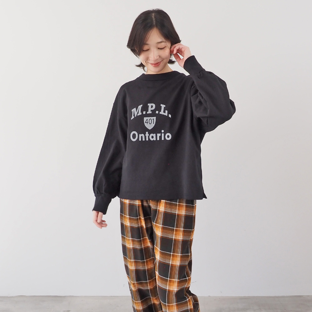 NARU(ナル) アーミーコットン度詰天竺 M.P.L.プリントPO 665015