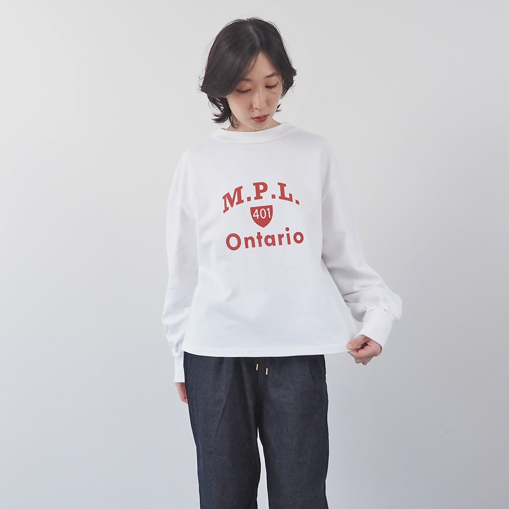 ナル アーミーコットン 度詰天竺 M.P.L プリントプルオーバー naru 665015 国内正規品 2025秋冬新作 NARU(ナル) アーミーコットン度詰天竺 M.P.L.プリントPO 665015