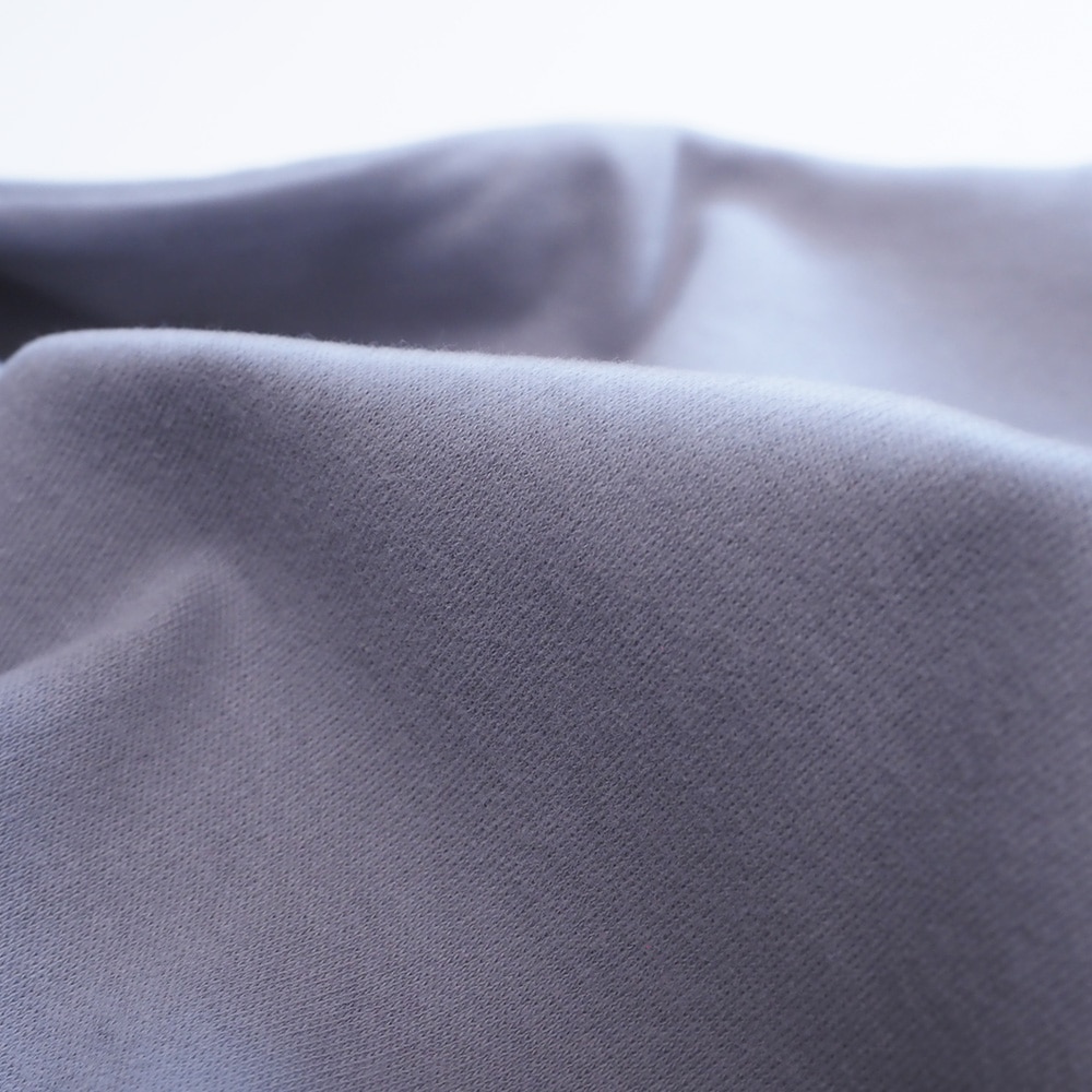 Vintage Peachスムース ハイネックPO Tシャツの素材のアップ