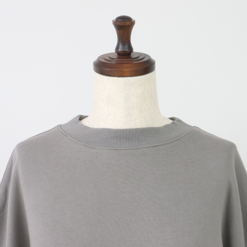 30/10セントラル裏毛 ワイドトレーナー トレーナーの正面ディティール