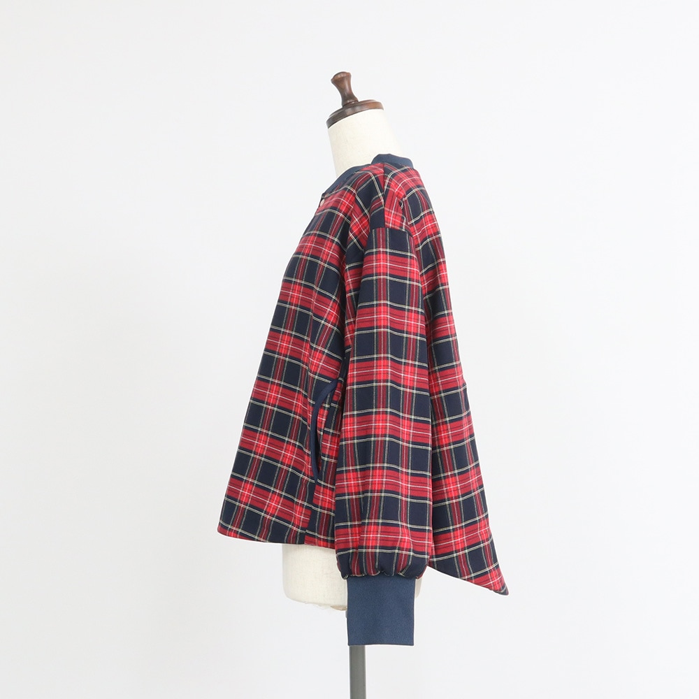 ロイヤルタータン パデットハウスジャケット　ジャケットの正面ディティール