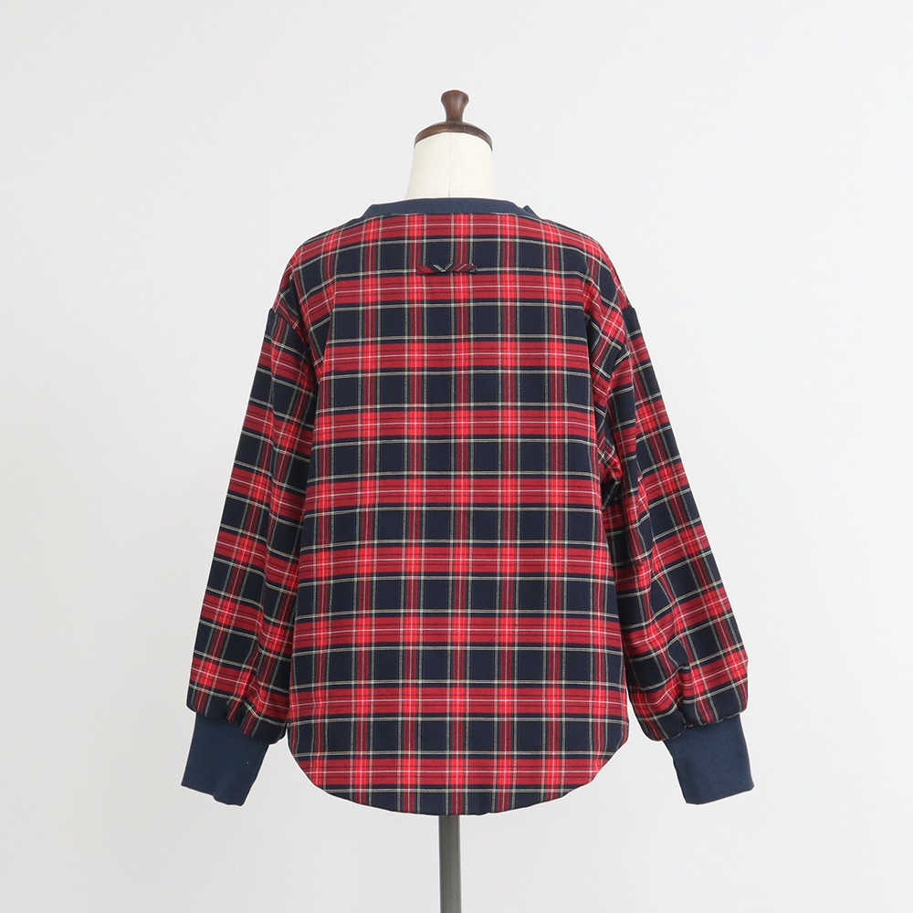 ロイヤルタータン パデットハウスジャケット　ジャケットの正面ディティール