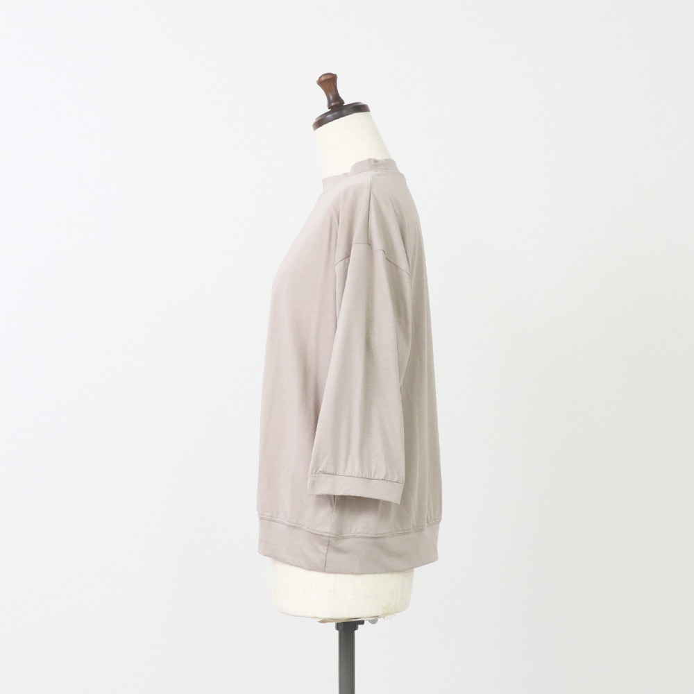 110/2サイロプレミアム コンパクトT7分袖 Tシャツの正面ディティール