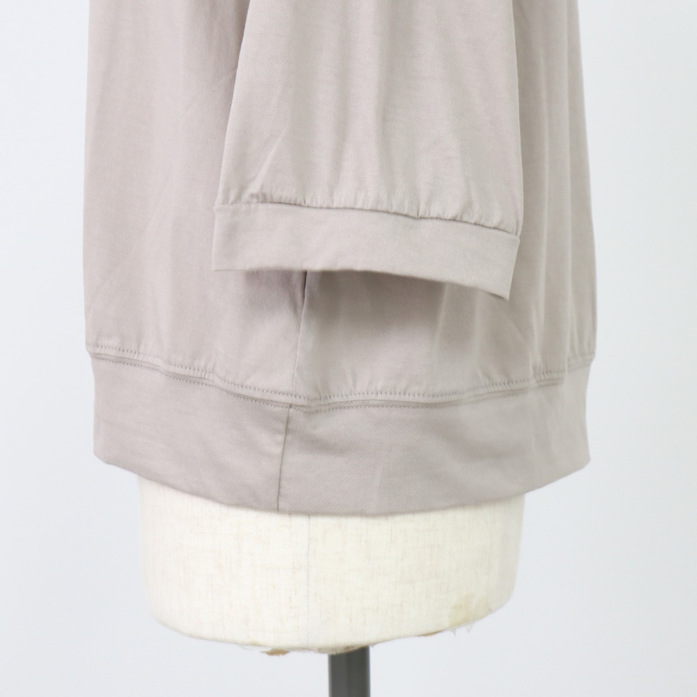 110/2サイロプレミアム コンパクトT7分袖 Tシャツの正面ディティール