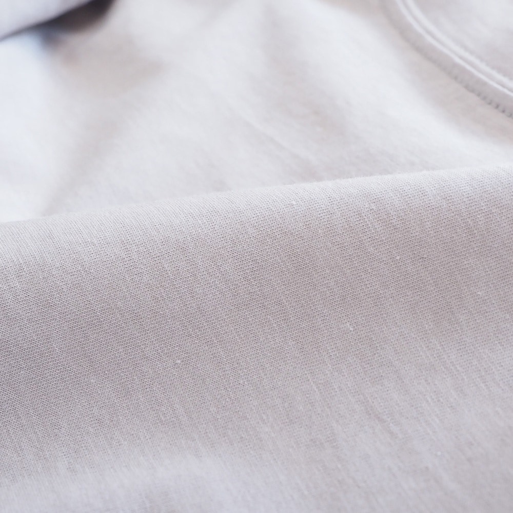 110/2サイロプレミアム コンパクトT7分袖 Tシャツの素材のアップ