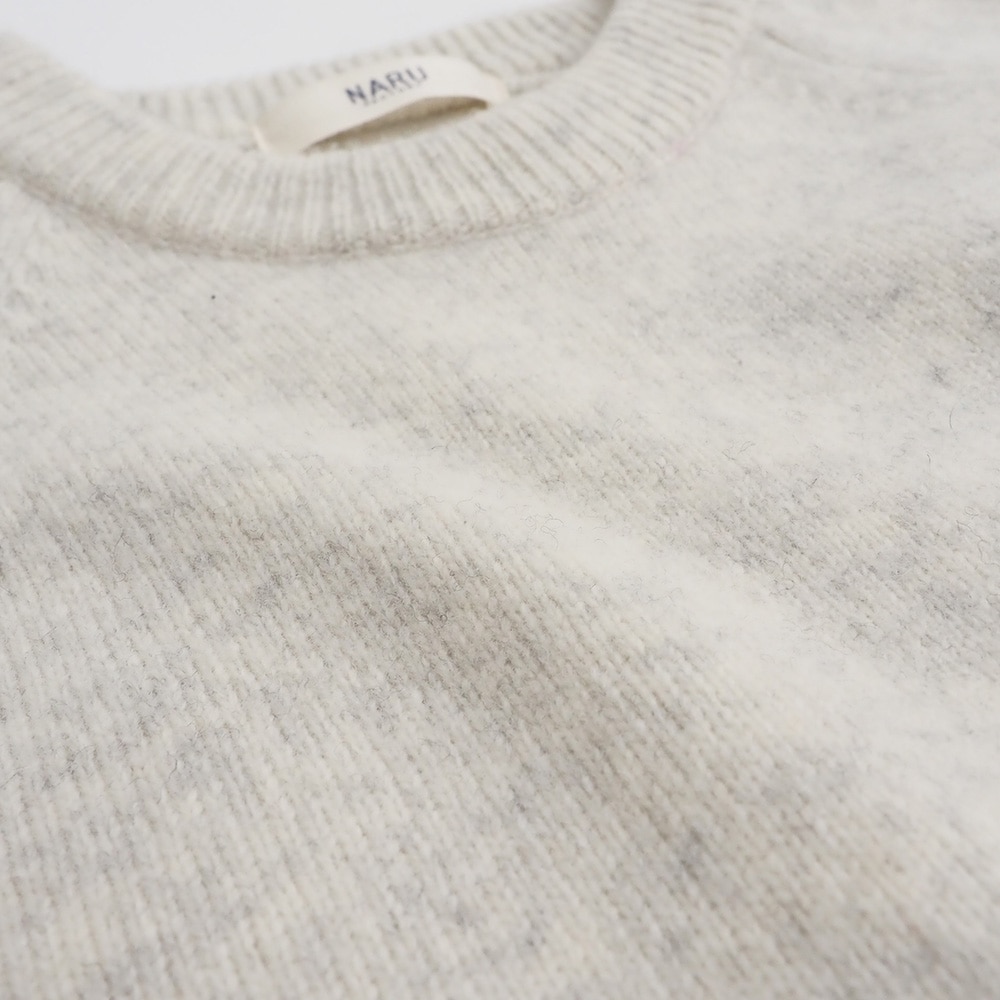 タスマニアラムプレミアム エターナルニット ニットの素材のアップ