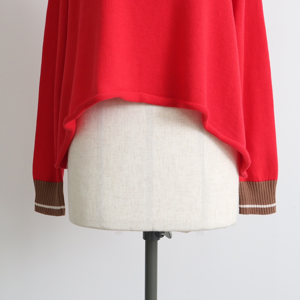 NARU(ナル) ムースヤーン バイカラーニット 665610 | 2025秋冬 新着/再