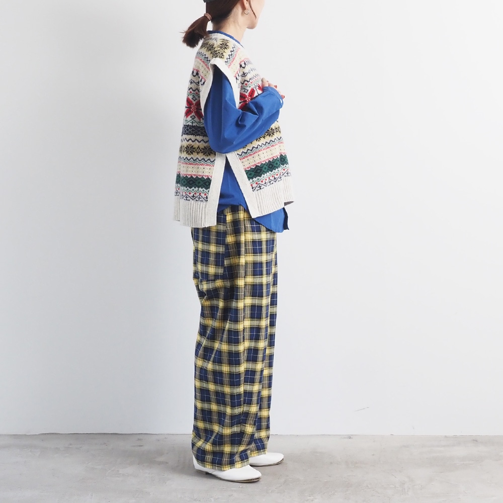 Naruページ NARU(ナル) タスマニアラム フェアアイルボックスベスト 665621