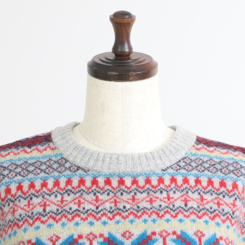 タスマニアラム フェアアイルボックスベスト ベストの正面ディティール