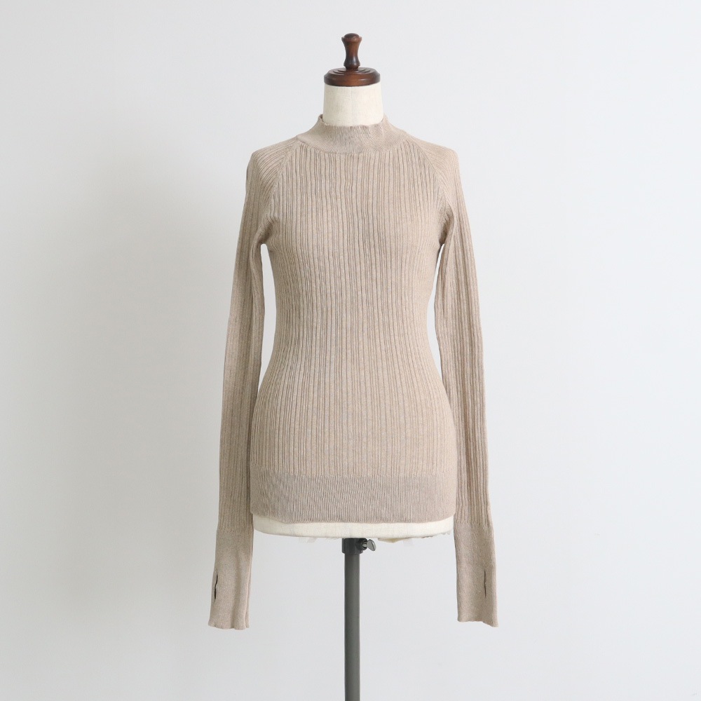 NARU(ナル) ランダムリブ Thumbholeハイネック 665700 | all_items